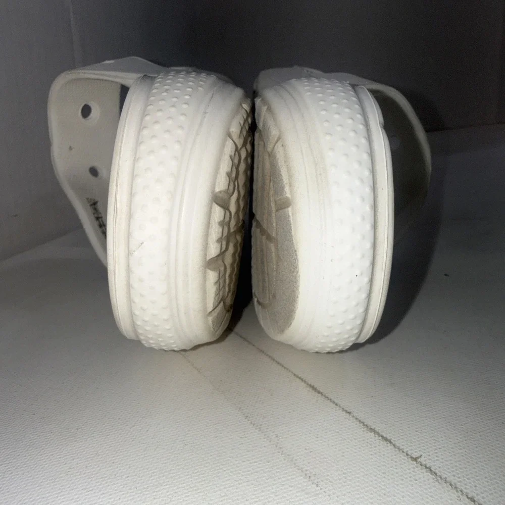 Crocs White Outdoor Waterproof Beach Classic Slide Sandals Men's Size 12